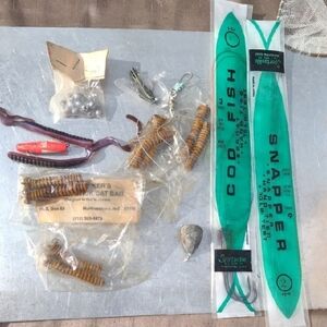 Fishing Tackle Set with Hooks and Lures NWT
